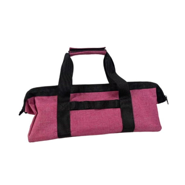 Bolsa de almacenamiento para estacas de tienda de campaña, bolsa de mano, bolsa para estacas de tienda de campaña para mochileros al aire libre y senderismo Rosa rojo