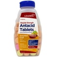 thumbnail image 2 of 6 Pack - Leader Regular Strength Chewable Antacid Tablets for Heartburn Relief and Acid Indigestion Relief, Calcium Carbonate 500mg, Assorted Fruit, 150 Count, 2 of 6