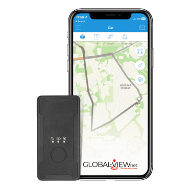 Global-View Tiny Magnetic GPS Tracker System with up to 1 Month Battery Life - The Amp 2