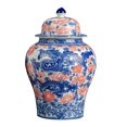 thumbnail image 2 of TISHITA Ginger Jar Ceramic Porcelain Storage Jar ,Chinese ,1300ml Container with Lid Decorative Jar Tea Storage Bottle Jar for Coffee dragon, 2 of 8
