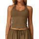 thumbnail image 1 of Chaleco de Yoga for mujer, ropa interior deportiva ajustada en forma de V for belleza en la espalda, chaleco deportivo for ejercicio de carrera, almohadilla for pechos extraíble, 1 of 6