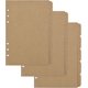 thumbnail image 1 of juegos de tarjetas de pestañas de página de índice divisor de papel Kraft para carpetas de anillas de 6 agujeros cuadernos diario de viaje planificador (a5), 1 of 5
