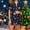 Dark Blue1, variant on FDGIU Women's Christmas Pajama Short Set, 2-Piece Short Sleeve Lapel Top & Shorts, Holiday Print Matching Lounge & Sleepwear