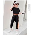 thumbnail image 5 of Un traje negro casual para niñas para el verano., 5 of 5