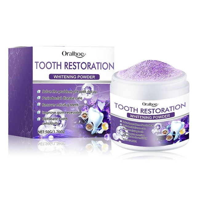 Whitening Teeth Powder Fast Teeth Cleaning Whitening Powder for Outdoor Travel