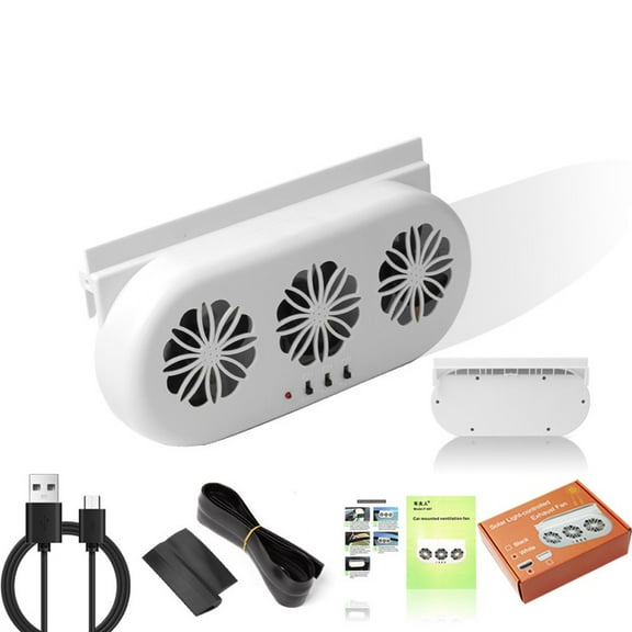 Car Window Exhaust Fan Car Air Circulation Cooling And Heat Dissipation