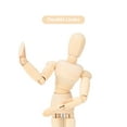 thumbnail image 3 of Movable Limbs Man Model, Practical  Tidy Wooden Action Figure, Burr-Free Tabletop Toys For Animations Photography Props Decorations, 3 of 8