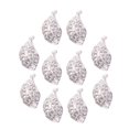 thumbnail image 1 of Colgantes de Hojas de Cristal BLESIY 10 Piezas Rhinestone Leaf Charms Pendant, 1 of 7