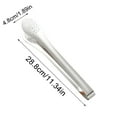 thumbnail image 2 of 11.34in Buffet Tongs, Stainless Steel Food Serving Utensils Tong for Cooking, Salad, Barbecue, Buffet, Toast,1 pc(Silver), 2 of 2