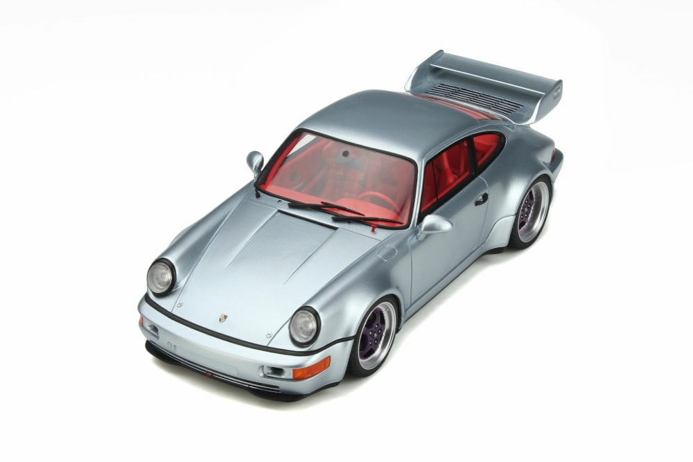 1993 Porsche 911 (964) RSR 3.8, Polar Silver - GT Spirit GT837 - 1