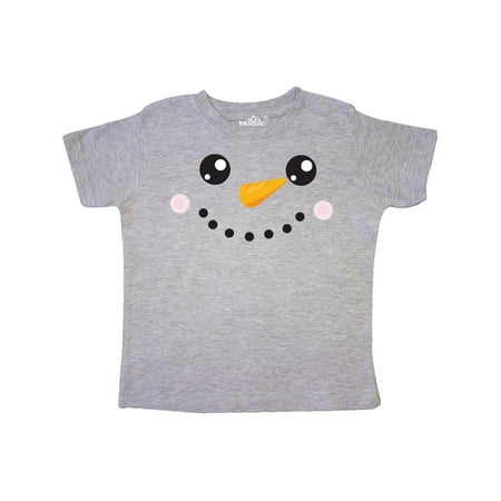 

Inktastic Snowman Head Snowman Face Carrot Nose Gift Toddler Boy or Toddler Girl T-Shirt