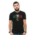thumbnail image 4 of Mexico T-Shirt Mens Unisex National Flag Eagle Coat of Arms Shirt Mexican Flag Shirt (Large Grey), 4 of 6