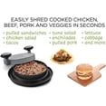 thumbnail image 3 of Chicken Shredder Shred Machine,Alternative to Bear Claws Meat Shredder for Pulled Pork Red Beef and Chicken (Gray), 3 of 5