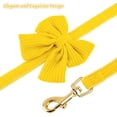 thumbnail image 4 of Minzimin Dog Collar and Leash Set with Bowtie, Soft & Cute Puppy Collar, Cotton Puppy Collar with Adjustable Metal Buckle for Small, Medium Dog, 4 of 9