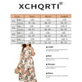thumbnail image 3 of XCHQRTI Women's Plus Size Boho Dress Belted Layered Summer Chiffon V Neck Dresses, 3 of 11