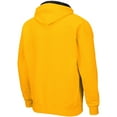 thumbnail image 3 of Men's Colosseum Gold Iowa Hawkeyes Arch & Logo 3.0 Full-Zip Hoodie, 3 of 3