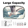 thumbnail image 3 of Seagull Travel Organizer Oxford Cloth Waterproof Storage Pouch Hard Drive Bags Computer Cable Organizer Power Plug Travel Organizer Small 5.9x9.44x3.14 in, 3 of 6