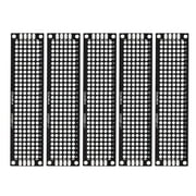 Uxcell PCB Board Double Sided Prototyping Boards Plated Through Holes 20mmx80mm, Black 5 Count