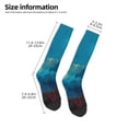 thumbnail image 2 of Honeii Tower And Red Roses Print Long Socks,Novelty Design Socks Gift for Men and Women,Crew Socks,Calf Socks, 2 of 6
