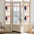 thumbnail image 3 of Watercolor Color Block Window Privacy Film Bohemian Art Nordic Decorative Glass Window Film UV Blocking Static Cling Non-Adhesive Sticker Covering for Home Door 29.5 x 118 inches, 3 of 7
