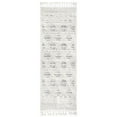 thumbnail image 2 of nuLOOM Ansley Moroccan Lattice Tassel Light Grey 2' 6" x 12' Modern Runner Rug, 2 of 9