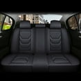 thumbnail image 2 of Aotiyer Leather Car Seat Covers Full Set Universal Car Seat Covers Accessories Pu Breathable Waterproof Fit for Most Cars SUV Pick-up Truck Cushion Protector Automotive Vehicle, 2 of 5
