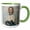 Green/White, variant on 3drose, the Artists Daughter by Albert Anker, 15oz Mug