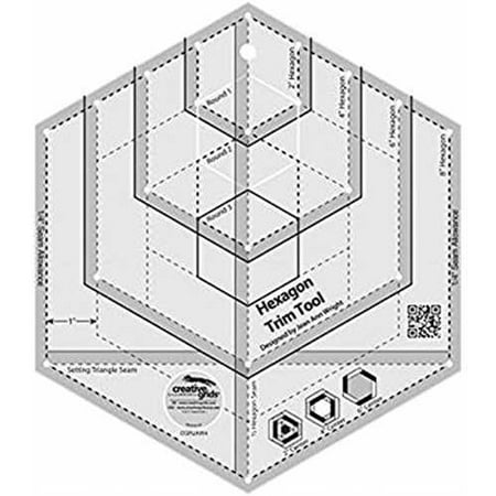- Hexagon Trim Tool, Quilting Template - Creative Grids USA