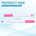 thumbnail image 2 of Uxcell Liquid Chalk Markers, 10 Pcs Chalk Board Dry Wet Erase Pens Fine Tip Washable Window Marker Pens for Blackboard Home Kitchen Fridge Calendar Whiteboard Clear Glass, Pink, 2 of 6