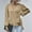 Khaki, variant on Viikei Sweaters For Women Clearance Plus Size Pullover Sweaters For Women Loose Solid Color Waist Belted V-Neck Long Sleeve Tops