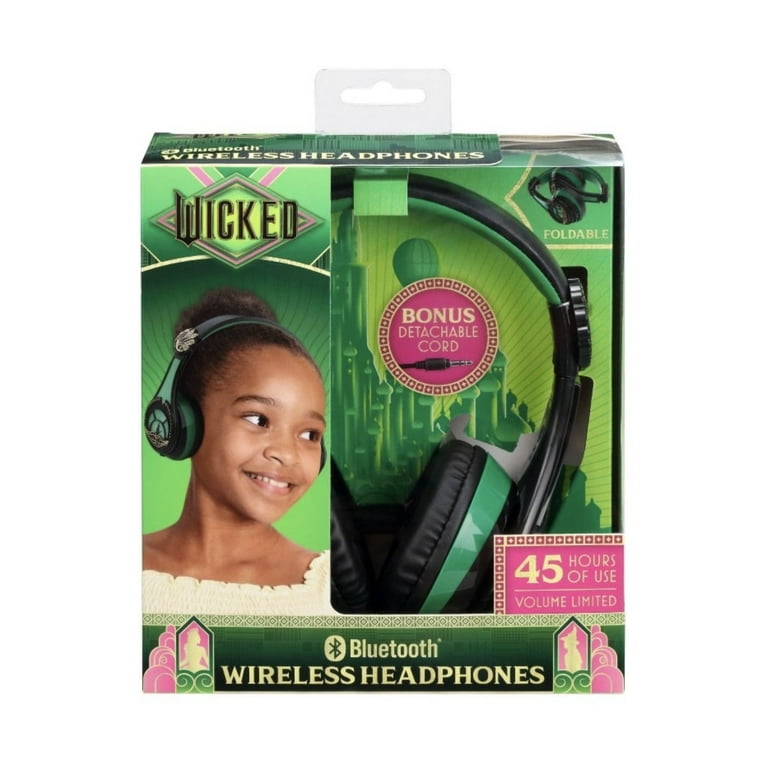 Wicked Elphaba Bluetooth Wireless Headphones - Walmart.com