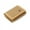 Khaki, variant on Men Solid Color Wallet Three-fold Coin Purse Canvas Wallet with Velcro Fashionable Card Pack