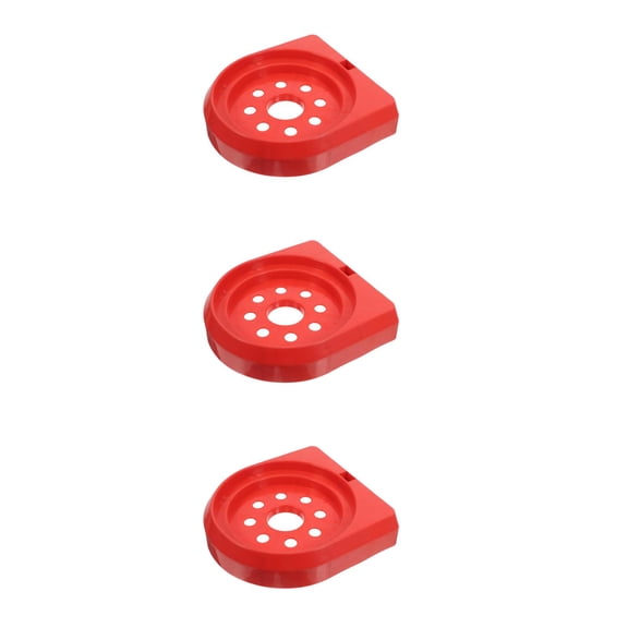 WORGEOUS 3pcs Fire Extinguisher Stand Extinguisher Base Extinguisher Holder Plastic Floor Stand Fire Extinguisher Mount For Fire Extinguisher