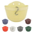 thumbnail image 1 of Dream Lifestyle Colorful Wall Hanging Planter Pot with Hook,Half Round Vertical Self Watering Hanging Wall Flower Basket,for Kitchen Balcony Fence Railing Decor Supplies Mulit-Sizes, 1 of 8