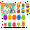 J001- Multicolor, variant on Easter Egg Basket, Easter Decorations for Party, Prefilled Plastic 2 In, 24 Pk, Easter Basket Toys, Easter Sensory Toys, Goodie Bag Stuffers, Hunt Event Supplies