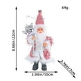 thumbnail image 3 of Standing Santa Claus Christmas Tree Pendant ,Christmas Party Doll Ornament Christmas Gift,For Christmas Tree Home Decoration,Window Wall Hanging Ornament，Car Interior Animal Hanging Ornament, 3 of 4
