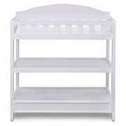 Delta Children Wilmington Wood Changing Table with Pad, White