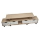 thumbnail image 3 of Mueble de TV multifuncional de madera expandible de 80 a 135 cm, mueble de TV deformable, soporte de entretenimiento para sala de estar y dormitorio, 3 of 15