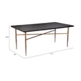 thumbnail image 5 of Mesa de Comedor Kessa Muebles Nida Negro 182 x 77 x 102 cm, 5 of 5