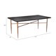thumbnail image 5 of Mesa de Comedor Kessa Muebles Nida Negro 182 x 77 x 102 cm, 5 of 5