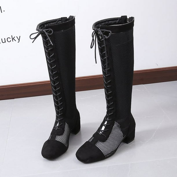 Botte longue top a talon