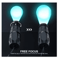 thumbnail image 2 of "2pcs 10w Rgbw Luz De Escenario Led Dj Pin Beam Spot Led Belug negro ", 2 of 5