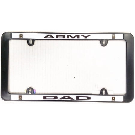 Stockdale Army DAD Black Plastic License Plate Frame Tag Cover United States Military