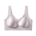 thumbnail image 3 of Swuxness Women's Push Up Wireless Bras Solid Color Back Closure Support for Side Breast and Sagging, 3 of 5