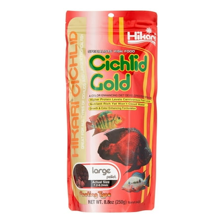 Hikari Cichlid Gold Baby Pellet Fish Food, 8.8 Oz