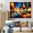 thumbnail image 2 of Designart Colorful Manhattan Time Square II Canvas Wall Art, 2 of 5