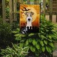 thumbnail image 2 of Caroline's Treasures BB1805GF Halloween Wire Haired Fox Terrier Flag Garden Size , Small, multicolor, 2 of 2