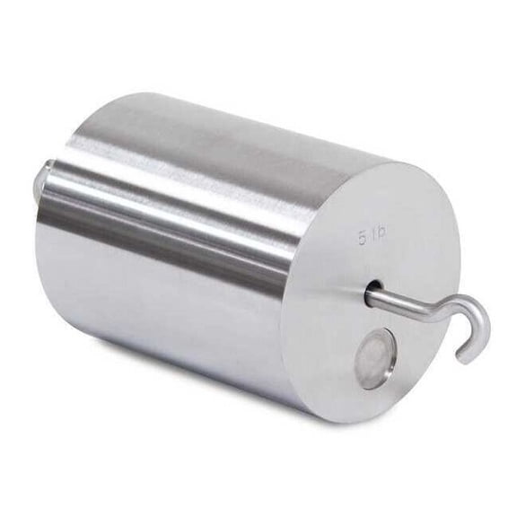 Rice Lake Weighing Systems Calibration Weight,5 lb.,Stainless Steel 12897