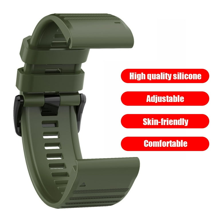 Replacement Silicone Band Strap for Garmin Fenix 6X 5X 3 D2 Tactix