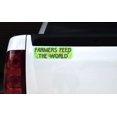 thumbnail image 2 of StickerTalk Corn Pattern Farmers Feed the World Magnet, 10 inches x 3 inches, 2 of 3